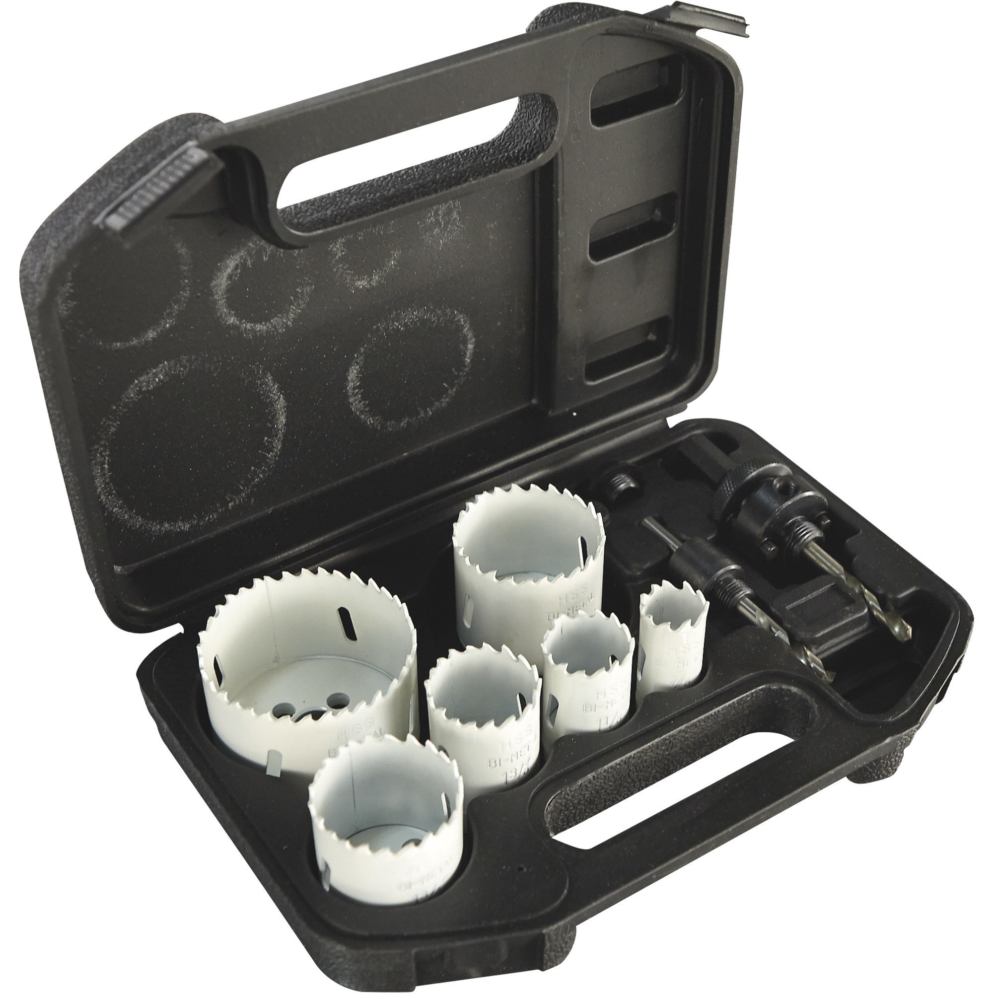 Klutch Bimetal Hole Saw, 8-Pc. Set